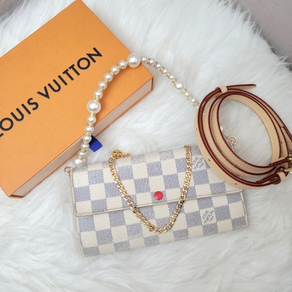 Louis Vuitton Handbags - 100% Authentic Louis Vuitton damier azur long wallet CA4069
